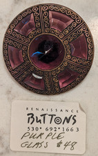 RARE Gorgeous Large Antique / Vintage Button - Collector's Item picture