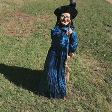 Vintage Beautiful Ugly Witch  for Halloween  Complete Your  Doll Collection. picture