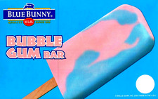 2003 Wells Blue Bunny Vintage Bubble Gum Bar Novelty Ice Cream Truck Decal 8