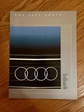 Original 1984 Audi Full Line Deluxe Sales Brochure 84 4000S 5000S Turbo Quattro picture