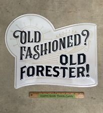 🔥  Old Fashioned Old Forester Bourbon Whiskey Metal beer Tin Bar Mancave Sign picture