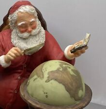Christmas Santa Claus Figure Whitley Bay Hand Painted Limited Made in Italy VTG picture