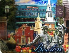Boston Massachusetts 3D Fridge Magnet picture