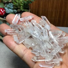 62Pcs Natural clear white quartz Crystal gemstone Specimen 83g A6908 picture