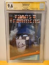 Transformers 0 CGC SS 9.6 Signed  Peter Cullen IDW 2005 picture