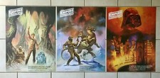 Original 1980 Star Wars:ESB Boris Promo Poster Set of 3- UNUSED Rolled picture