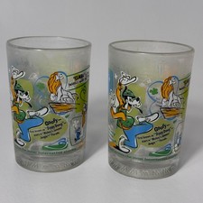 2 Vintage McDonalds Disney Animal Kingdom 100 Years of Magic Drinking Glasses picture