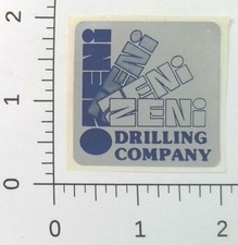 Vintage Zeni Drilling Company Mining Equipment Sticker Decal picture