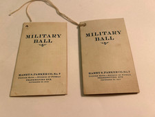 Knights of Pythias Military Balls 1912 & 13 Order of Dances Program Uniform Rank picture