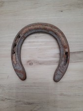 Old Rusty Horseshoe Good Luck Charm Western Cowboy Horse Shoes Decor Vintage picture