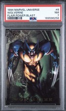 1994 Marvel Universe Wolverine Flair Power Blast PSA 7 picture