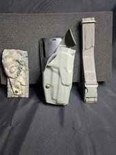Safariland Kydex Holster Camo Ammo Pouch & Tactical Strap Belt Combo Gear Set picture