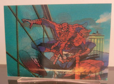 1996 Fleer/Skybox MARVEL MOTION - #14 SPIDER-MAN - NM/MT - lenticular card picture