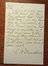 Lt General Sir Edward Arthur Fanshawe (1859-1952) Signed Letter picture