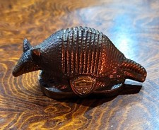 The Alamo Texas Armadillo Souvenir Figurine. Vintage. Approx 4