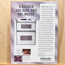 1996 Kitchen Aid Appliances Convection Oven Vintage Print Ad Advert Art picture