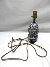RARE Vintage Italian Ceramic Table Lamp 1950s Italian Pottery Zulimo Aretini picture