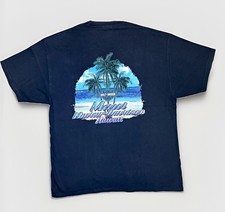 Vintage 2004 Harley Davidson Maui Hawaii T Shirt XL Black Pocket Y2K picture