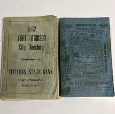 Fort Atkinson Wisconsin City Directory 1962  1964 picture
