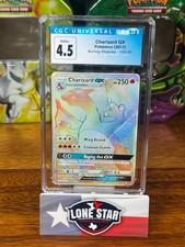 2017 Pokemon Burning Shadows Charizard GX #150 CGC 4.5 picture