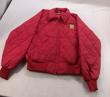 Vintage Swingster Funk's G Hybrids Jacket Men L Quilted Nylon Farm Seed Dealer picture