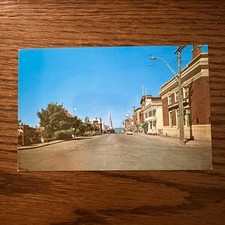 POSTCARD Rimouski Quebec Canada Cathedral Avenue c1950's picture