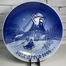 BING & GRONDAHL 7 1/4 inch Christmas Plate  1996: Water at the Old Mill picture