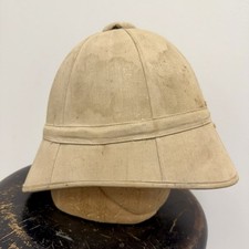 Original Pre WW1 French 1886 Colonial Pith Helmet Tonkin picture