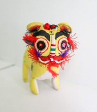 Vintage Traditional Chinese Dragon Plushy Home Decor Collectible Folk Art picture