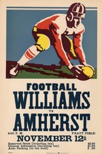🏈 Retro Football Poster - Williams vs Amherst (1930s) - 24x36” - 200GSM picture