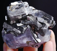 195g Natura Purple FLUORITE & Arsenopyrite Mineral Specimen / Yaogangxian China picture