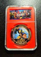 Avengers-Wolverine-24K Gold Plated..Stan Lee Tribute Collectors Coin. Slabbed picture