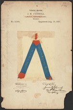 Photo:J. M. O'Donnell Whisky Trade-Mark Label 1881 Brand Design picture