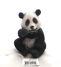 Panda Bear Figurines Sitting Eating 4