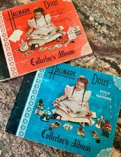 ANTIQUE 1947 HALLMARK COLLECTORS ALBUMS LAND OF MAKE BELIEVE & DOLLS OF NATIONS picture