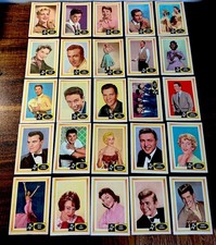 1960 Fleer Spins and Needles Complete Set(80), ROCK N ROLL Stars, NM+ picture