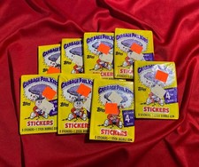 1986 Topps Garbage Pail Kids Original 4th Series - 8 Factory Sealed Packs picture