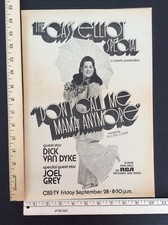Rare Original VTG 1973 Cass Elliot Special RCA Poster Style Music Ad Art Print picture