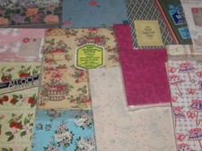 HUGE LOT - Vintage Gift Wrap Lot  Mixed Wrapping Paper 60s-80s picture