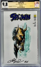 Spawn 329 Johnny Desjardins 1 of 1 ORIGINAL ART Sketch Cover CGC x JSA 9.8 picture