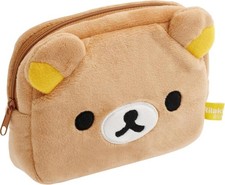 San-X Character Rilakkuma Plush Multi Case Rilakkuma Cosmetic Pouch New Japan picture