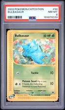 2002 POKEMON EXPEDITION BULBASAUR #94 PSA 8 picture