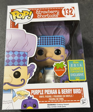 Funko Pop Strawberry Shortcake Purple Pieman & Berry Bird #132 *Damaged* Con'16 picture