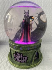 DISNEY PARKS VILLAINS MALEFICENT I'M A MONSTER LIGHT-UP SNOWGLOBE SNOW GLOBE picture