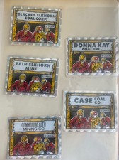 Lot of 11 Holographic Mining stickers picture