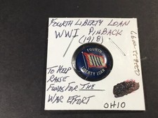 1918 Chicago Pinback World War Fourth Liberty Loan    022622 97a picture