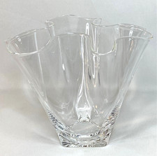 Steuben Crystal Handkerchief Vase 5 1/2