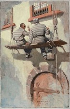 He Talked With His Eyes : N.C. Wyeth : 1908 : Archival Quality Art Print 11x17 picture