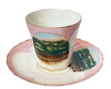 CHERRYFIELD MAINE ME Antique HERMITAGE Souvenir TRINKET TEA CUP picture