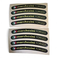 Marchesini Yellow Forged Wheel Vinyl Decal Rim Stickers Set Ducati picture